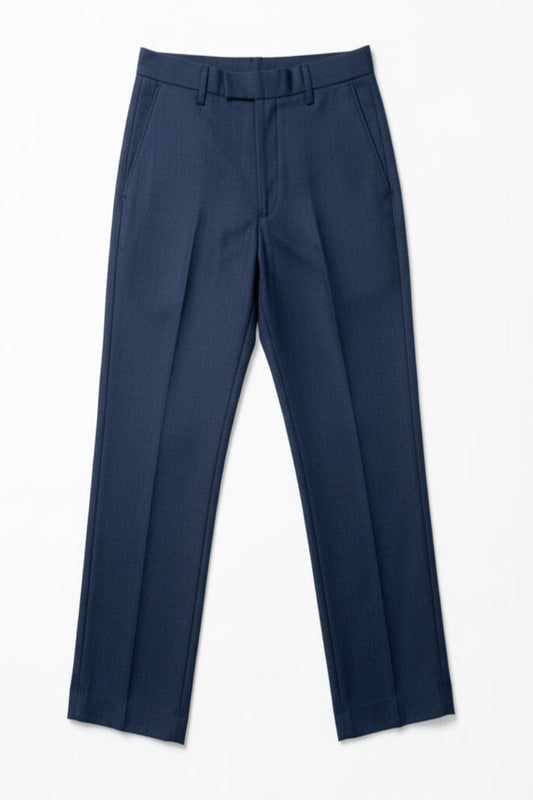 Blue pants on a white background